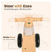 R For Rabbit Speedster Glider Rideon Car Beige-Ride Ons-R for Rabbit-Toycra