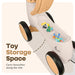 R For Rabbit Speedster Glider Rideon Car Beige-Ride Ons-R for Rabbit-Toycra