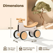 R For Rabbit Speedster Glider Rideon Car Beige
