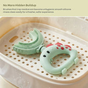 R For Rabbit Tiny Smiles U Kids Toothbrush - Green