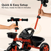 R For Rabbit - Tiny Toes R20 Ace - Tricycle - Cherry Red