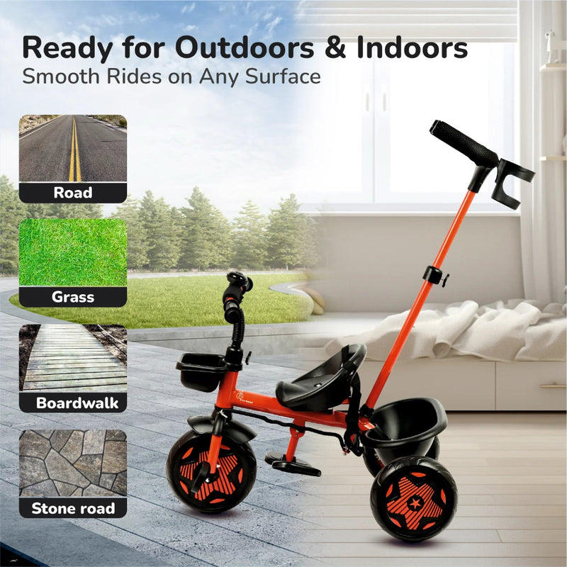 R For Rabbit - Tiny Toes R20 Ace - Tricycle - Cherry Red