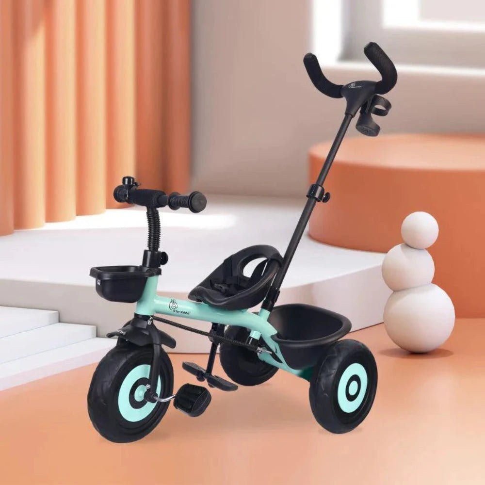 R for Rabbit Tiny Toes Ryder-14Inch Bicycle Black Green Ride ons and Toys