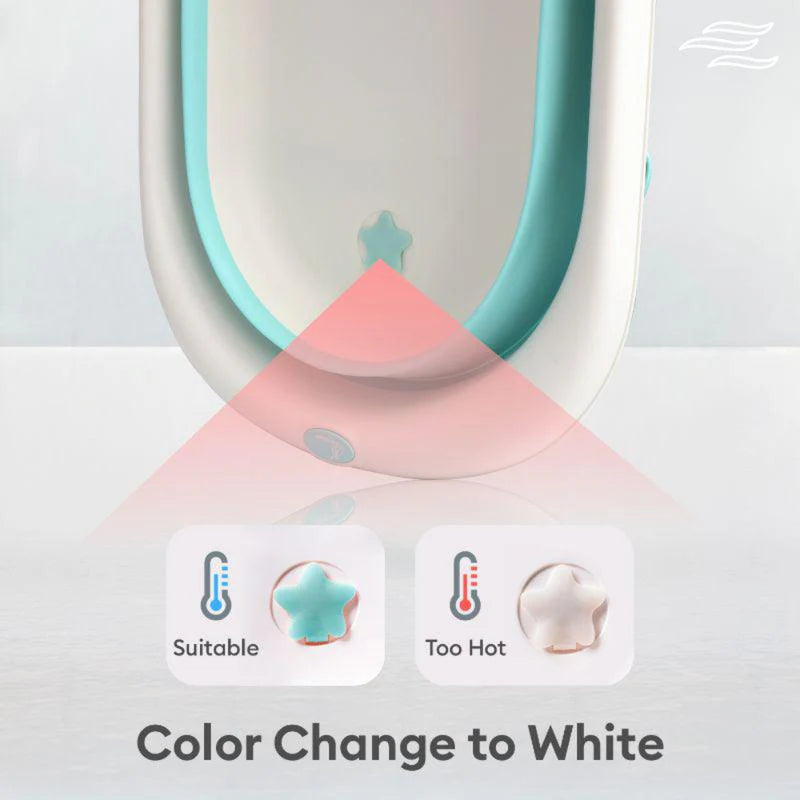 R for Rabbit Bubble Double Aqua Baby Bath Tub Compact Fold & Portable