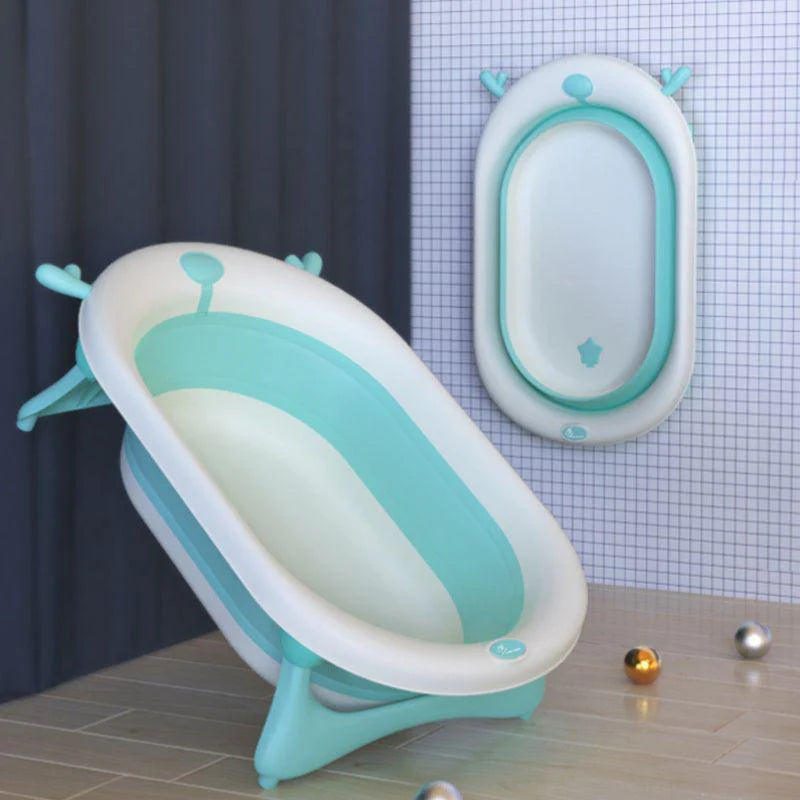 R for Rabbit Bubble Double Aqua Baby Bath Tub Compact Fold & Portable