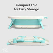 R for Rabbit Bubble Double Aqua Baby Bath Tub Compact Fold & Portable