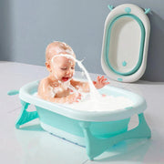 R for Rabbit Bubble Double Aqua Baby Bath Tub Compact Fold & Portable