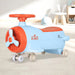 R for Rabbit Iya Iya Aero Swing Car for kids 2 in 1 Ride On - Blue Orange-Ride Ons-R for Rabbit-Toycra