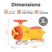 R for Rabbit Iya Iya Aero Swing Car for kids