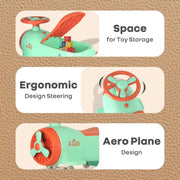 R for Rabbit Iya Iya Aero Swing Car for kids