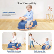 R for Rabbit Iya Iya Caravan – 3-in-1 Multipurpose Ride-On with PU LED Wheels
