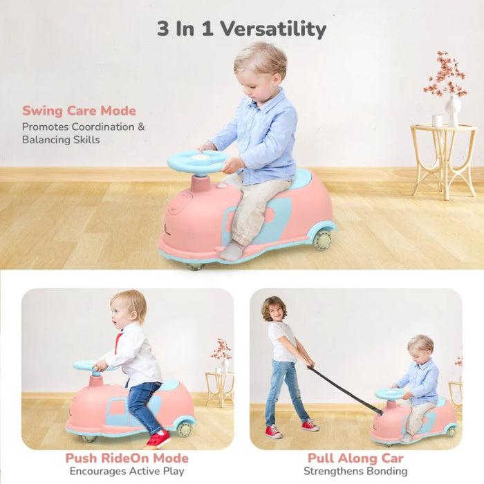 R for Rabbit Iya Iya Caravan – 3-in-1 Multipurpose Ride-On with PU LED Wheels-Ride Ons-R for Rabbit-Toycra