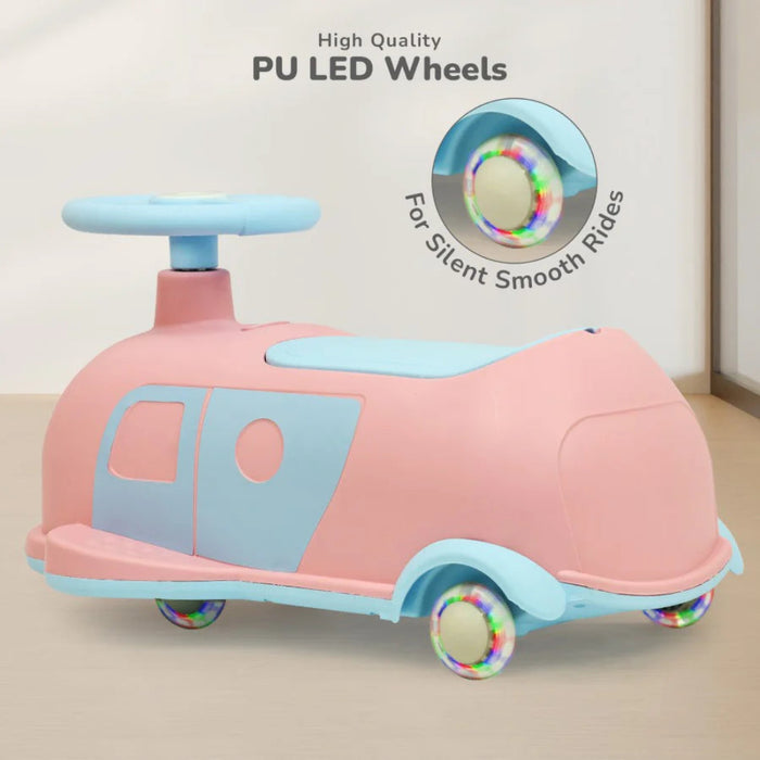 R for Rabbit Iya Iya Caravan – 3-in-1 Multipurpose Ride-On with PU LED Wheels-Ride Ons-R for Rabbit-Toycra