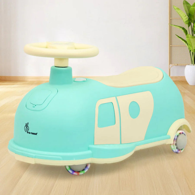 R for Rabbit Iya Iya Caravan – 3-in-1 Multipurpose Ride-On with PU LED Wheels