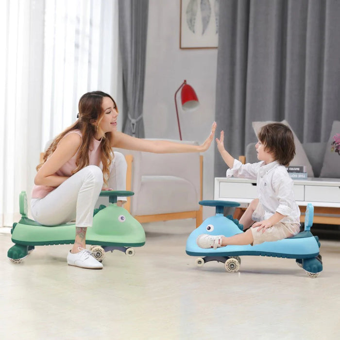 R for Rabbit Iya Iya Dino Kids Swing Car-Ride Ons-R for Rabbit-Toycra