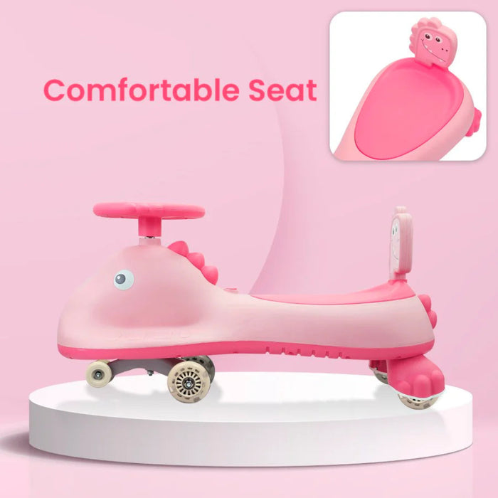 R for Rabbit Iya Iya Dino Kids Swing Car-Ride Ons-R for Rabbit-Toycra