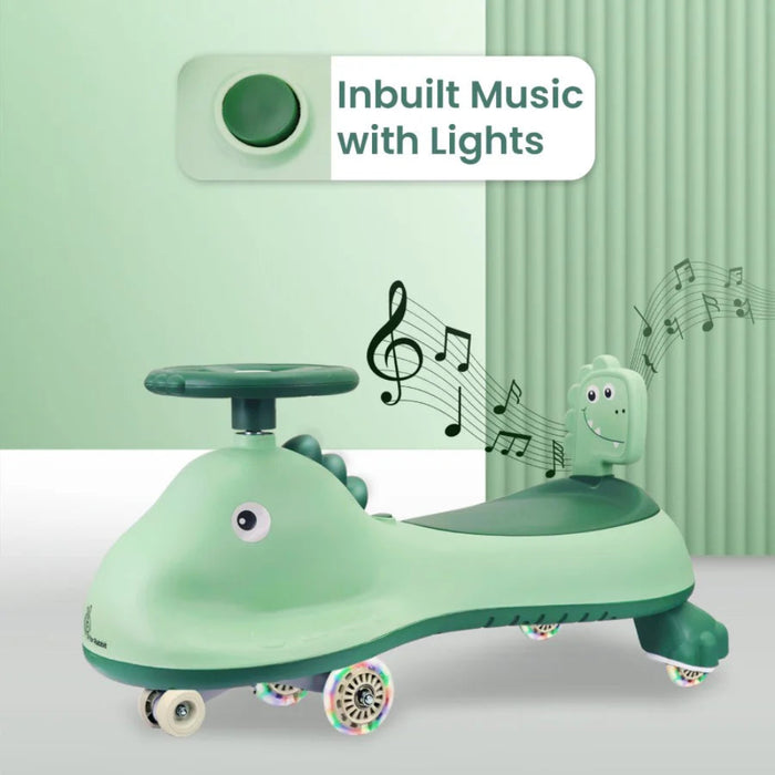 R for Rabbit Iya Iya Dino Kids Swing Car-Ride Ons-R for Rabbit-Toycra