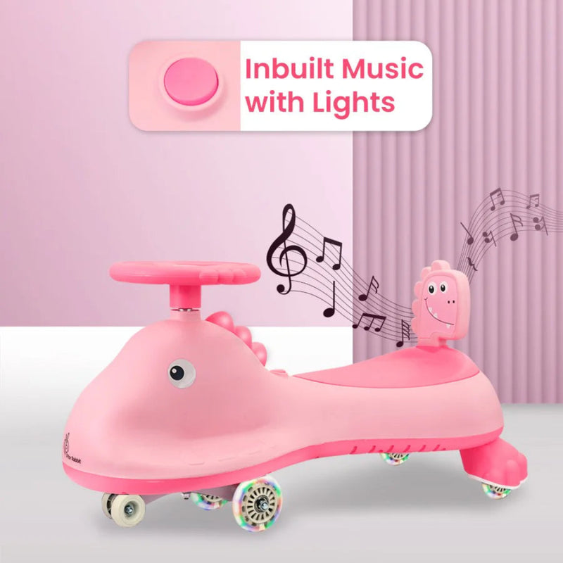 R for Rabbit Iya Iya Dino Kids Swing Car