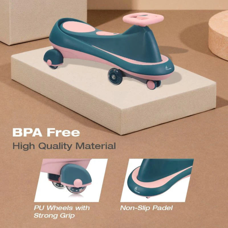 R for Rabbit Iya Iya Drift Swing Car - Green Pink | Buy Online at — Toycra