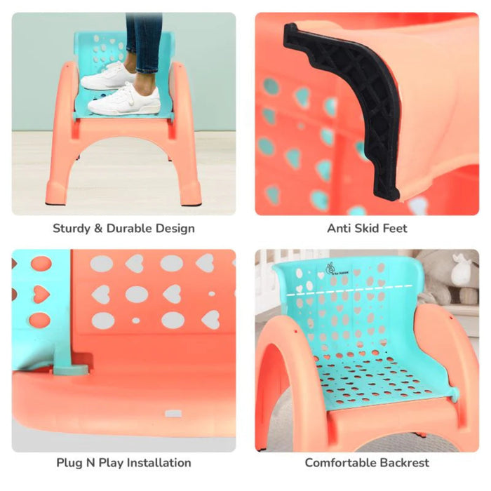 R for Rabbit Jelly Bean 3 in 1 Multi-Functional Kids Chair-Furniture-R for Rabbit-Toycra