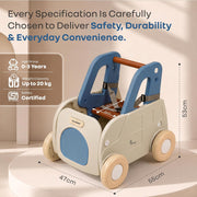 R for Rabbit Kiddie Kart 4-in-1 Push Walker