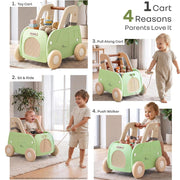 R for Rabbit Kiddie Kart 4-in-1 Push Walker