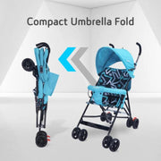 R for Rabbit Kiddie Kingdom Buggy Stroller -Blue