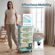 R for Rabbit Kiddo Korner Bear Baby Organiser with Drawers & Wheels