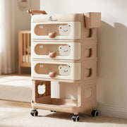 R for Rabbit Kiddo Korner Bear Baby Organiser with Drawers & Wheels