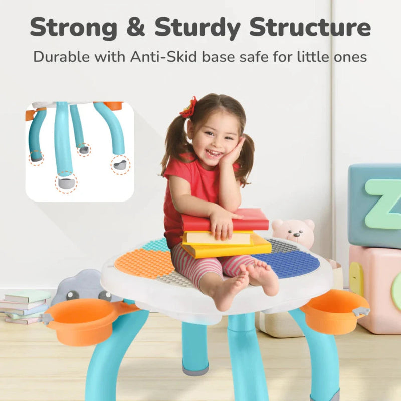 R for Rabbit Little Genius Regal Kids Study Table With Chair
