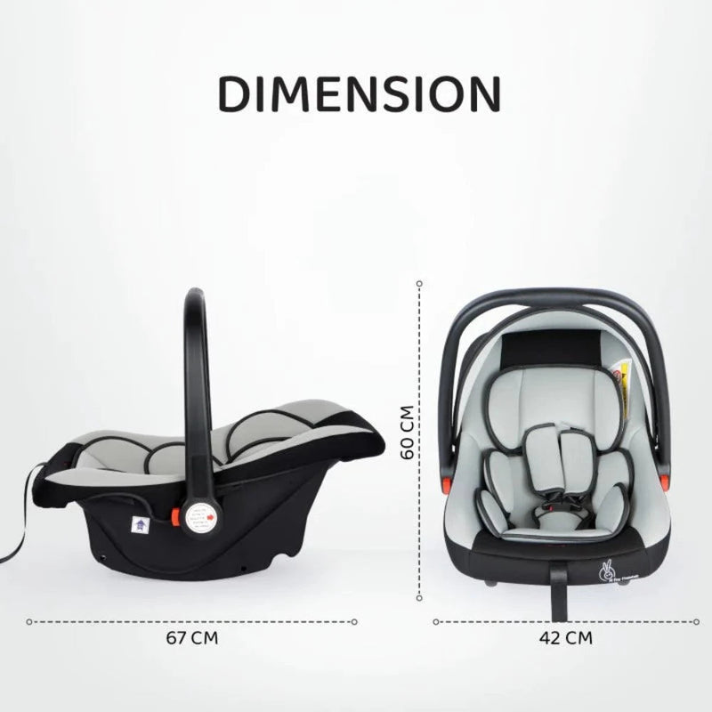 R for Rabbit Picaboo 4 In 1 Multipurpose Baby Carry Cot Cum Car Seat