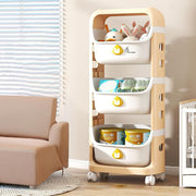 R for Rabbit Polypropylene Kiddo Korner Frosty Organizer for Kids Toys - Beige White