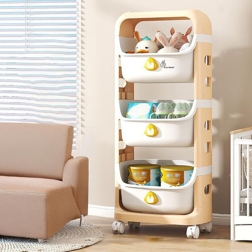 R for Rabbit Polypropylene Kiddo Korner Frosty Organizer for Kids Toys - Beige White
