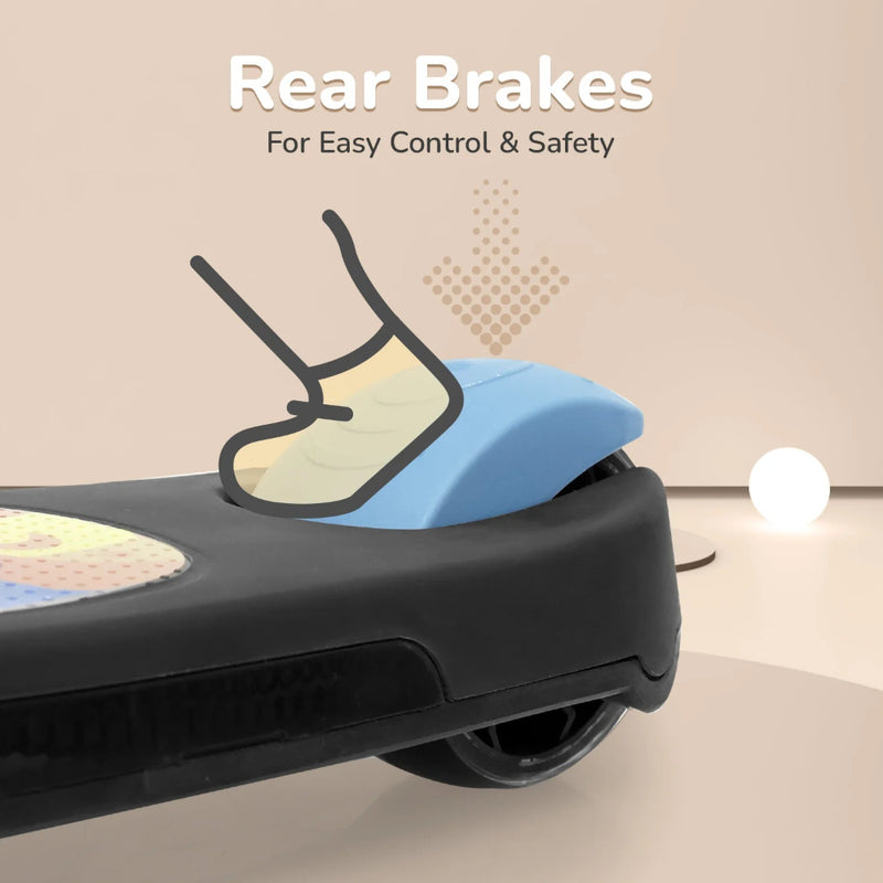 R for Rabbit Road Runner Astro Scooter For Kids With PU LED Wheels