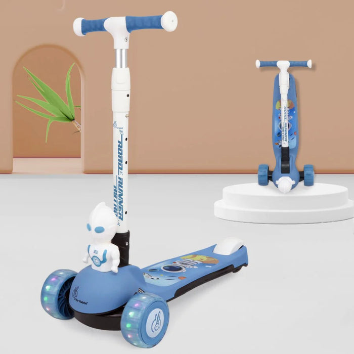 R for Rabbit Road Runner Astro Scooter For Kids With PU LED Wheels-Ride Ons-R for Rabbit-Toycra
