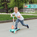 R for Rabbit Road Runner Bunny Scooter For Kids With PU LED Wheels -Green Peach-Ride Ons-R for Rabbit-Toycra