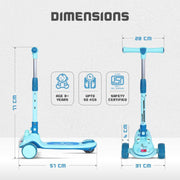 R for Rabbit Road Runner Hopper Scooter For Kids With PU LED Wheels