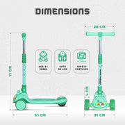 R for Rabbit Road Runner Hopper Scooter For Kids With PU LED Wheels