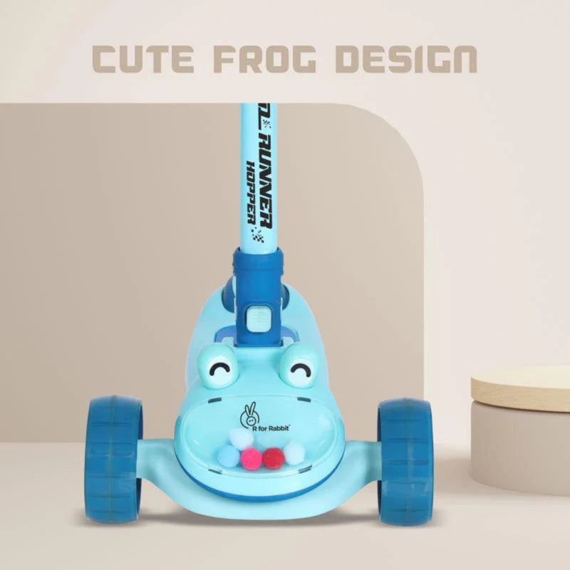 R for Rabbit Road Runner Hopper Scooter For Kids With PU LED Wheels