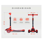 R for Rabbit Road Runner Racer 3 Wheel Kids Scooter