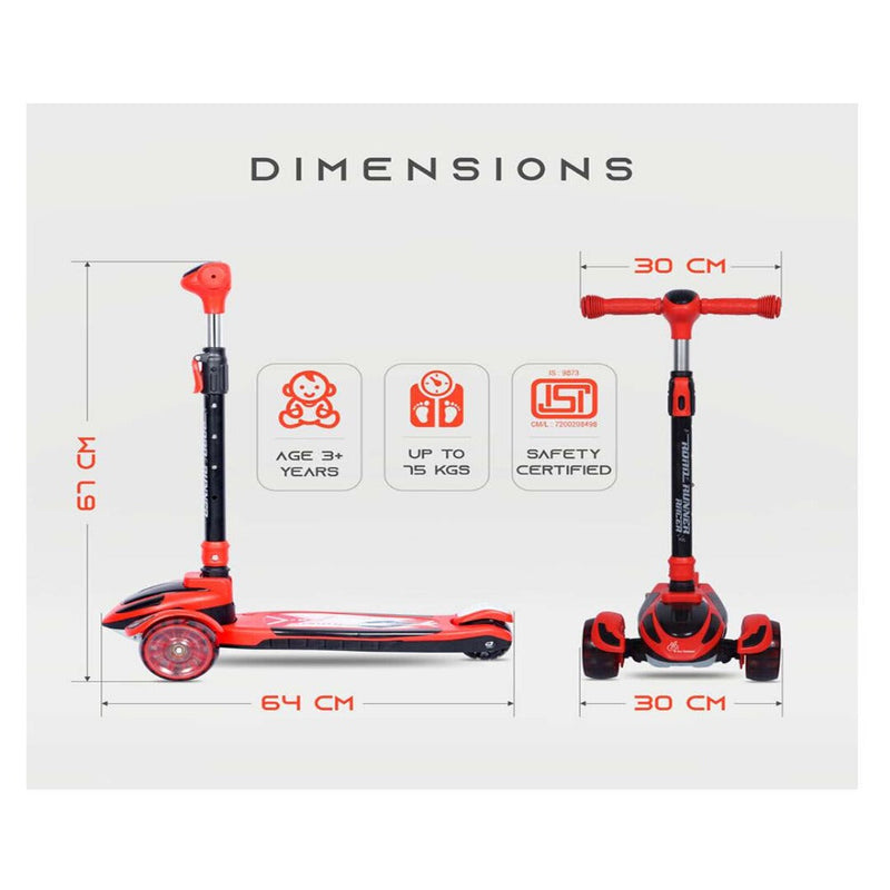 R for Rabbit Road Runner Racer 3 Wheel Kids Scooter