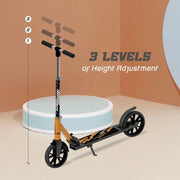 R for Rabbit Road Runner Sportz Scooter - 3 Level Height Adjustment, Easy Fold, Wide Base & Stand
