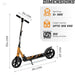 R for Rabbit Road Runner Sportz Scooter - 3 Level Height Adjustment, Easy Fold, Wide Base & Stand-Ride Ons-R for Rabbit-Toycra