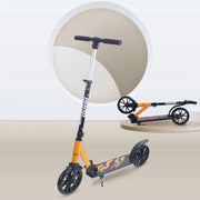 R for Rabbit Road Runner Sportz Scooter - 3 Level Height Adjustment, Easy Fold, Wide Base & Stand