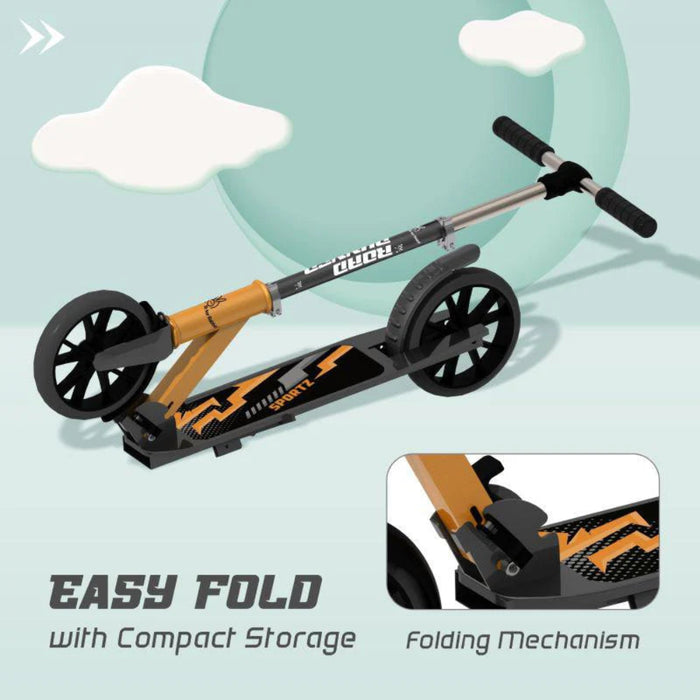 R for Rabbit Road Runner Sportz Scooter - 3 Level Height Adjustment, Easy Fold, Wide Base & Stand-Ride Ons-R for Rabbit-Toycra