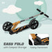 R for Rabbit Road Runner Sportz Scooter - 3 Level Height Adjustment, Easy Fold, Wide Base & Stand-Ride Ons-R for Rabbit-Toycra