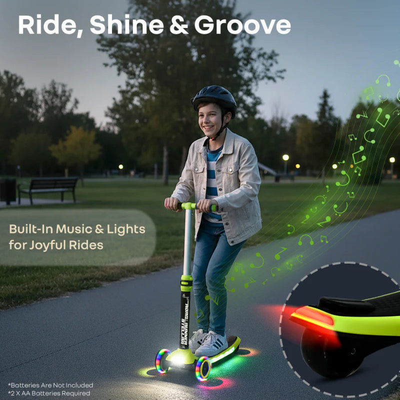 R for Rabbit Road Runner Stellar Scooter - Neon Black