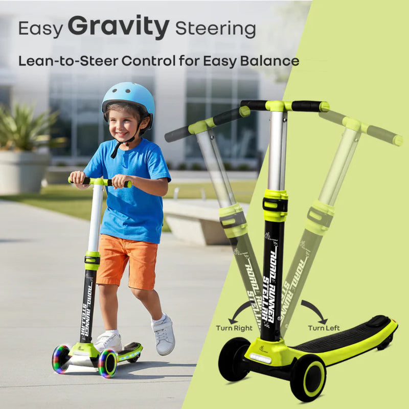 R for Rabbit Road Runner Stellar Scooter - Neon Black