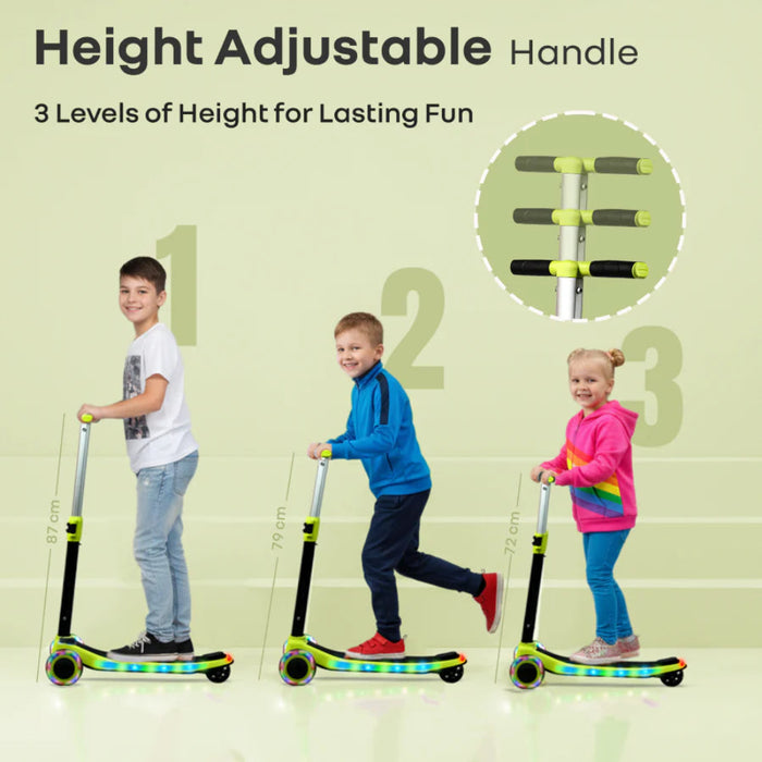 R for Rabbit Road Runner Stellar Scooter - Neon Black-Ride Ons-R for Rabbit-Toycra