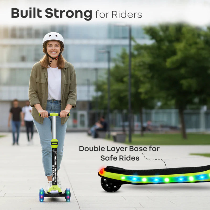 R for Rabbit Road Runner Stellar Scooter - Neon Black